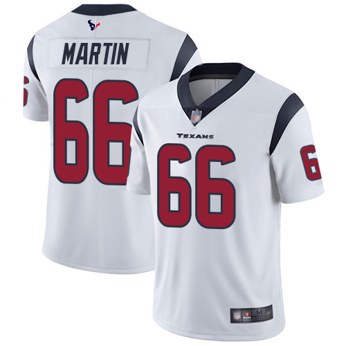 Houston Texans Limited White Men Nick Martin Road Jersey NFL Football #66 Vapor Untouchable